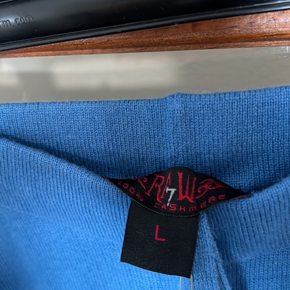 RAW7 Pale blue cashmere sweats Ladies L - Picture 2 of 7